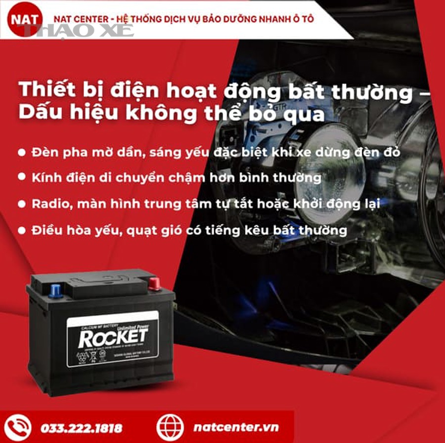 Cách xử lý nhanh khi đèn ắc quy sáng: 7 bước kiểm tra an toàn