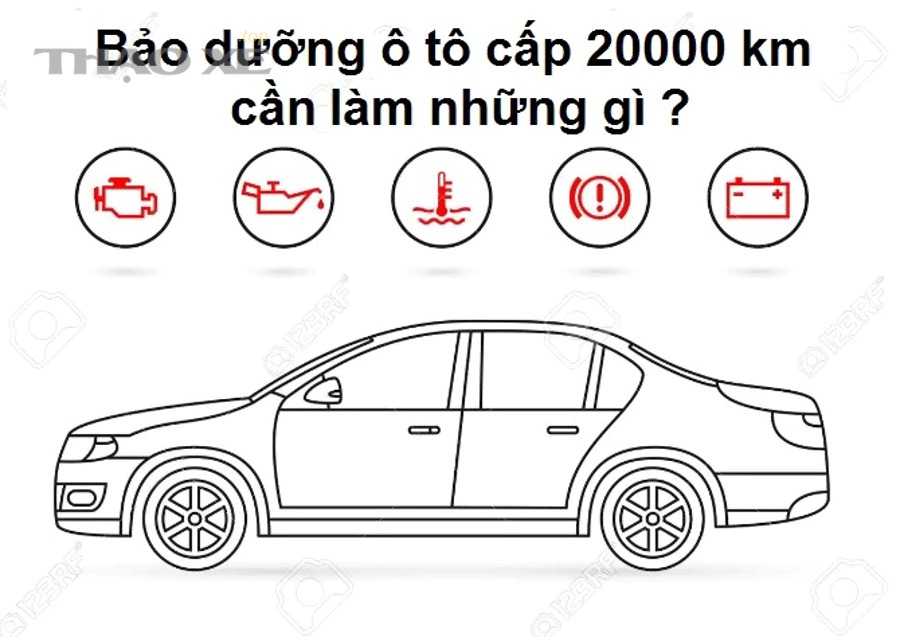 Sơ đồ đảo lốp cơ bản cho xe dẫn động cầu trước/cầu sau