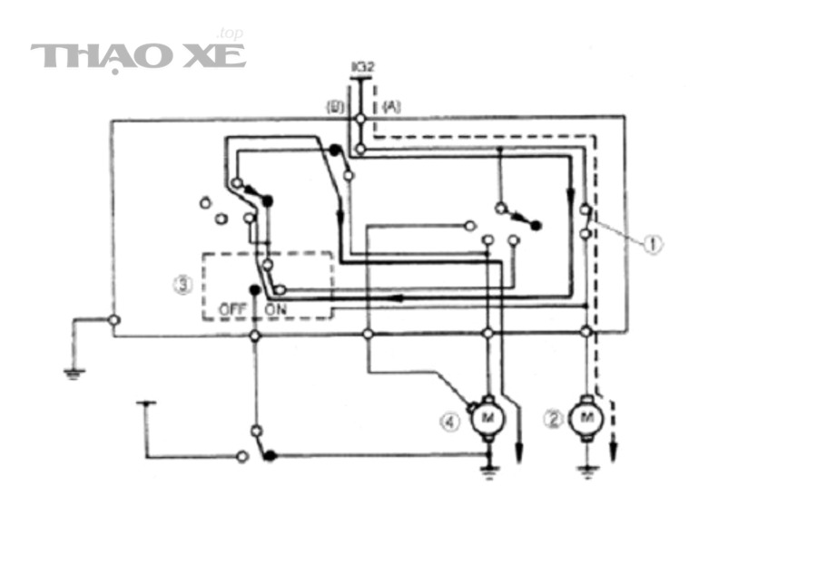 Hướng dẫn kiểm tra (đo điện áp, đo thông mạch/điện trở) mô tơ bơm nước rửa kính ô tô bằng đồng hồ vạn năng (VOM)