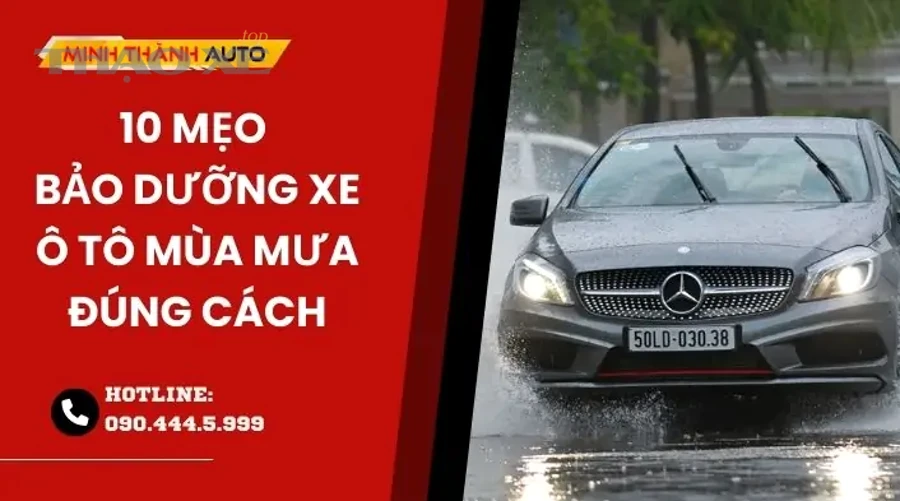 Có cần bảo dưỡng ô tô trước mùa mưa không, hay chỉ khi xe có dấu hiệu bất thường?