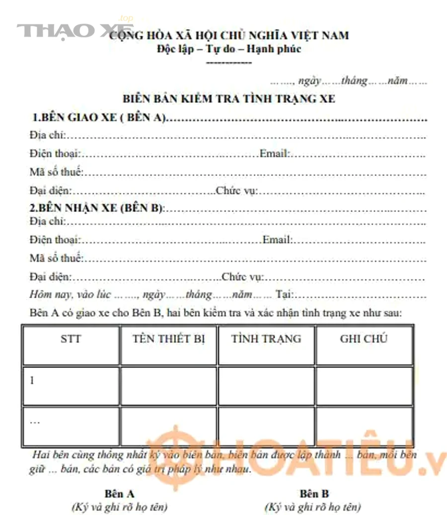 Checklist lái thử: cần test những gì trong 10–15 phút để chốt quyết định?