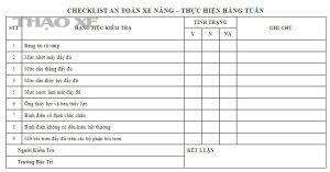 checklist an toan xe nang 1