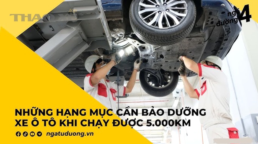 Kiểm tra lốp xe ô tô và áp suất lốp bằng đồng hồ đo