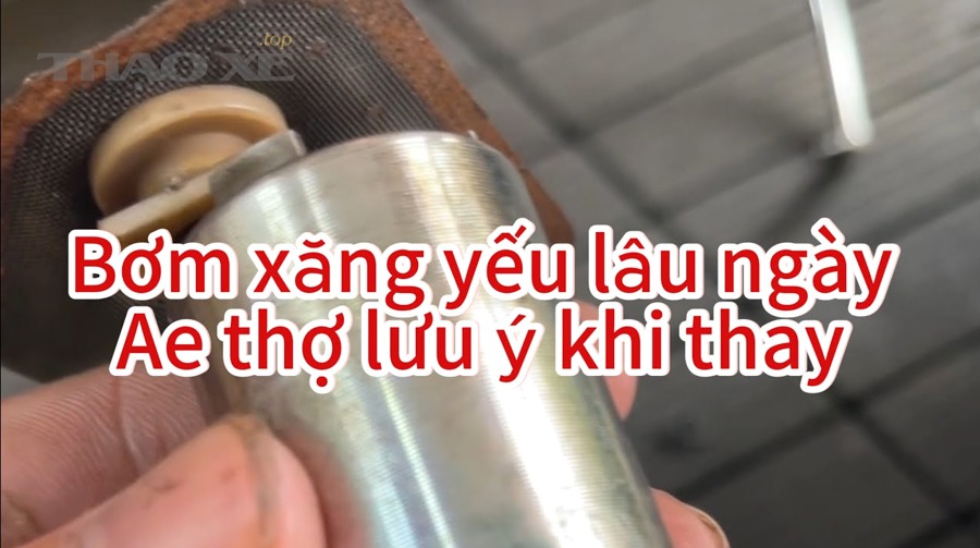 Xử lý bơm xăng yếu: sửa được không hay phải thay?