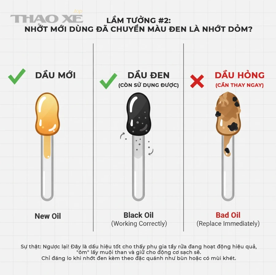 Cần yêu cầu quy trình thay nhớt nào để tránh bị tráo nhớt?