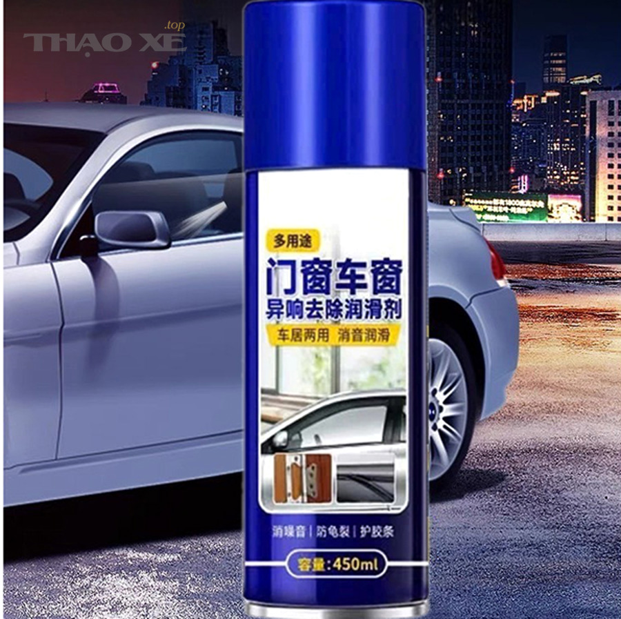 Cận cảnh gioăng ron kính cửa xe ô tô cần bảo dưỡng bôi trơn