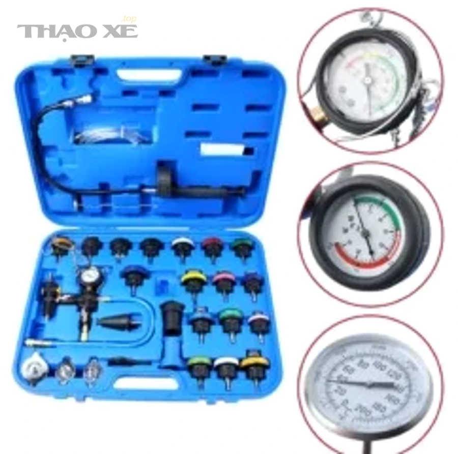 Sơ đồ các thành phần hệ thống làm mát ô tô