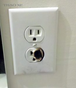 Burned Receptacle