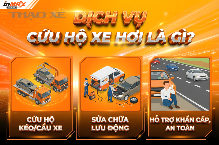 Biển tam giác cảnh báo khi xe gặp sự cố trên đường