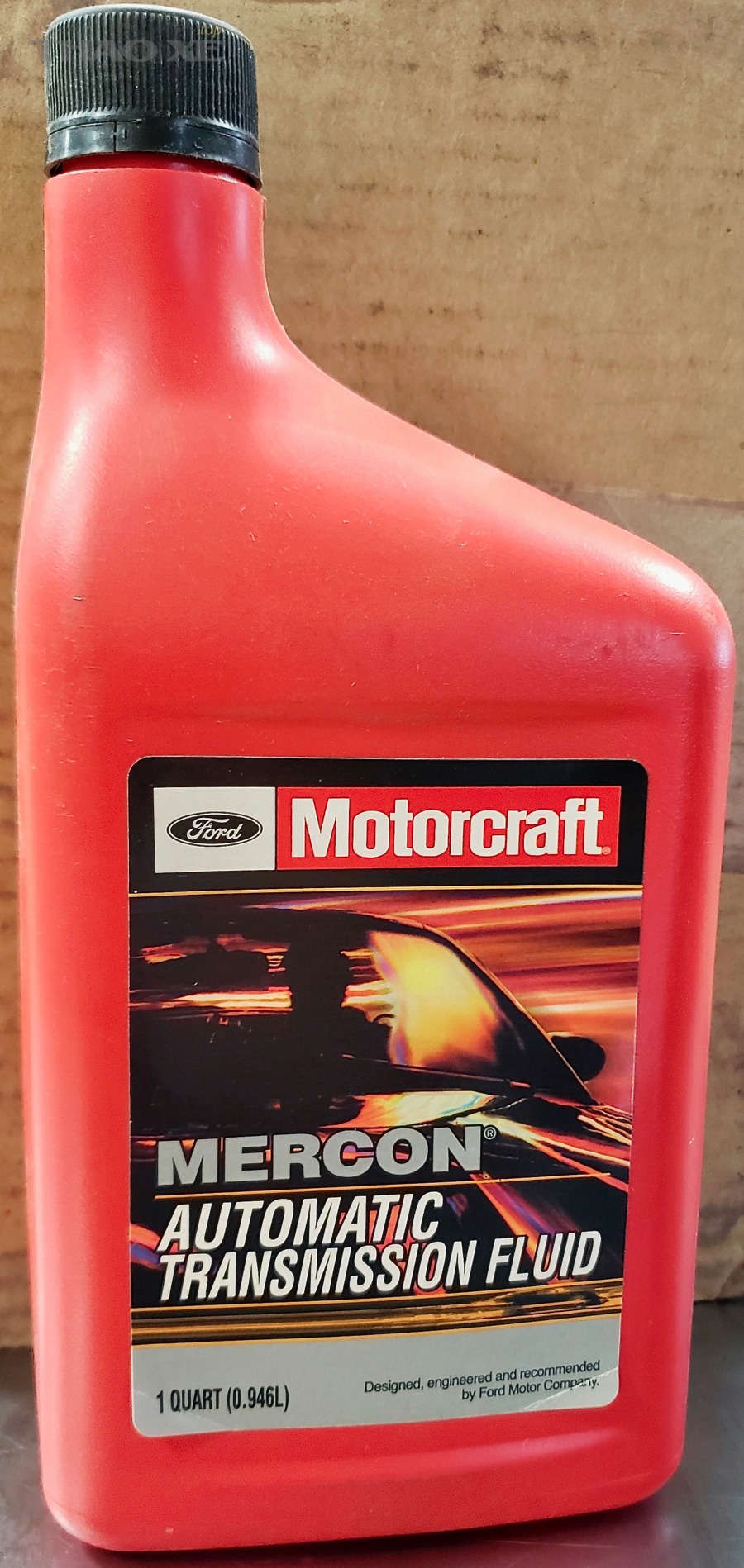 Chai ATF Mercon minh họa - nhãn ATF khác với CVT Fluid và DCT Fluid