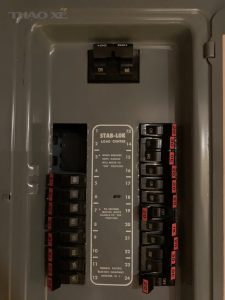 Stab Lok circuit breaker panel interior