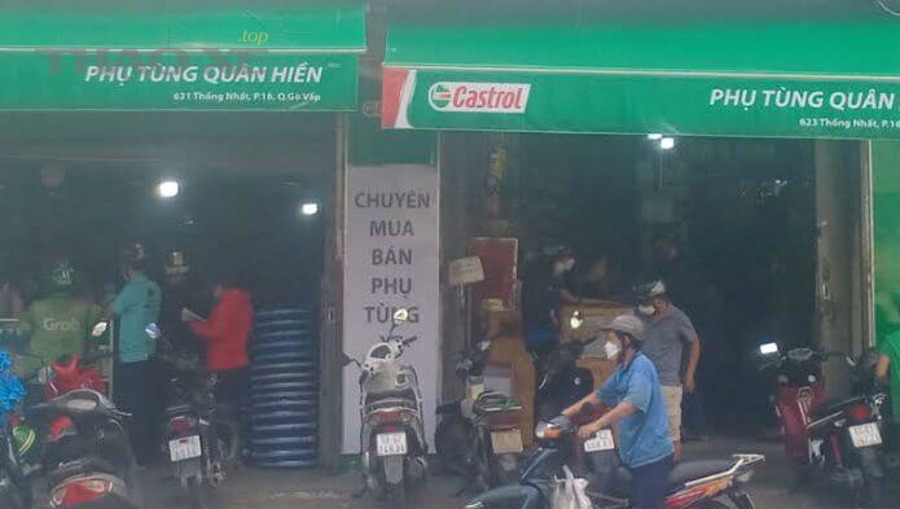 Hóa đơn và phụ tùng ô tô với mã part number rõ ràng