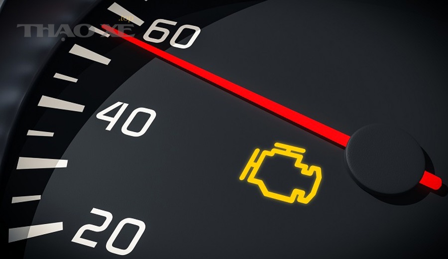 Biểu tượng đèn Check Engine trên bảng đồng hồ ô tô