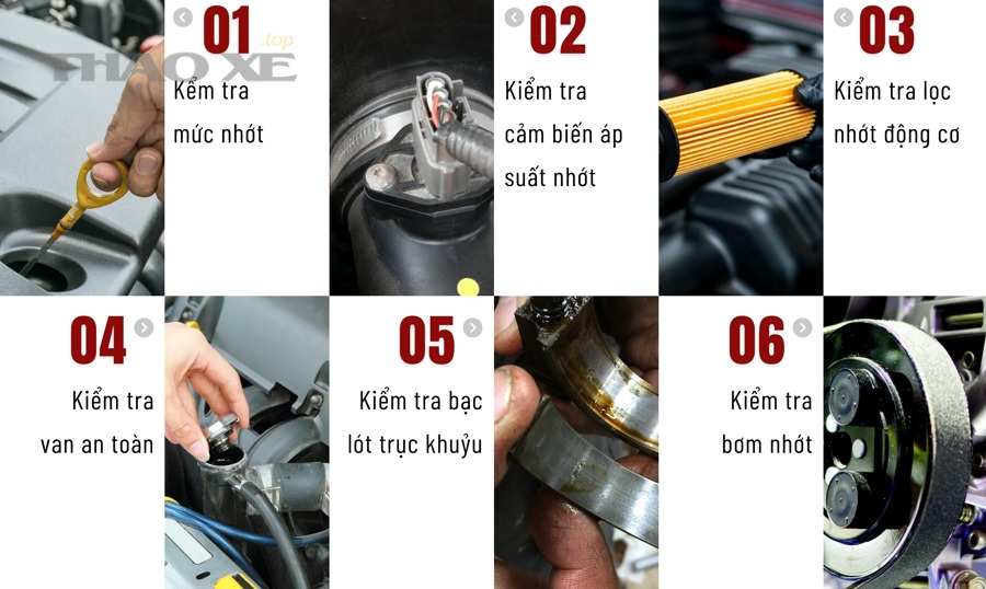 cach kiem tra ap suat dau boi tron khi ap suat dau thap