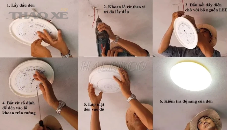 Cụm đèn trước ô tô với chóa và projector cần thay bóng đúng thông số