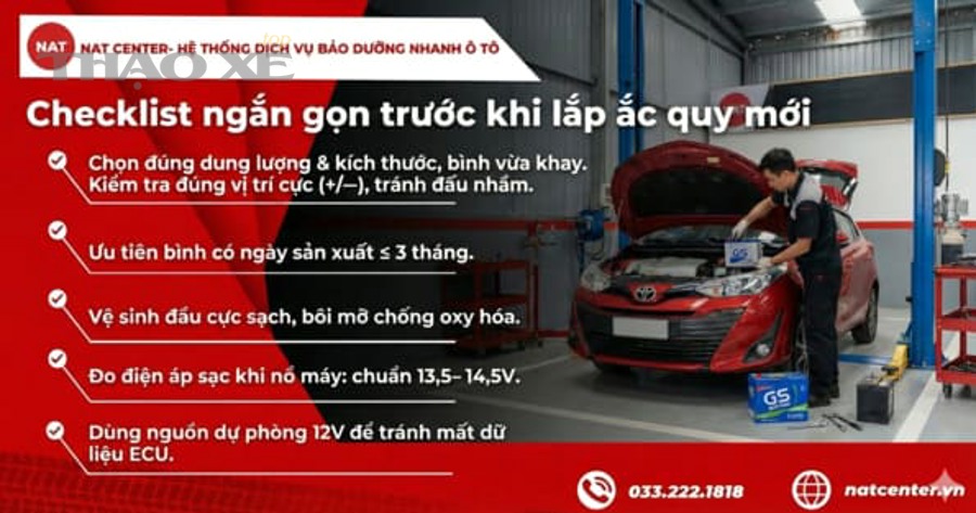 Những tình huống đặc thù dễ chọn sai ắc quy và cách tránh