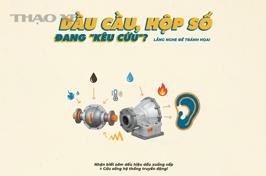 Khi nào nên thay dầu hộp số ngay, khi nào có thể theo dõi thêm?