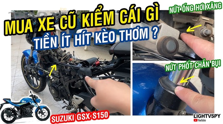 Kiểm tra dầu máy và khói xả khi kiểm tra động cơ xe cũ