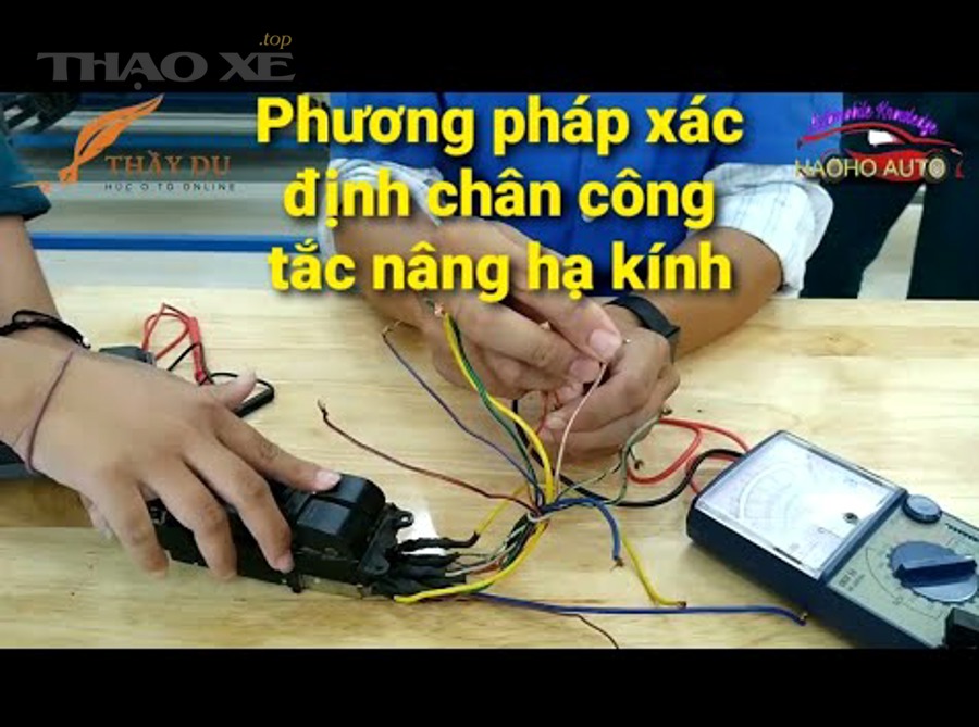Quy trình chẩn đoán nhanh công tắc kính bị liệt theo thứ tự nào?