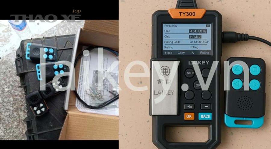 Kiểm tra cửa cuốn và nghiệm thu sau sửa chữa remote bộ thu phát