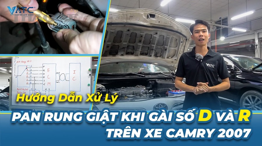 Các nguyên nhân nào khiến xe giật khi vào D/R?