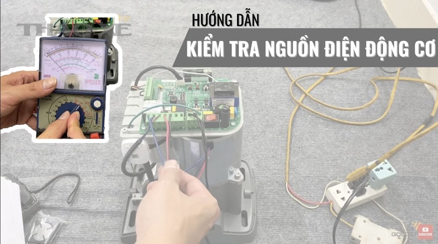 Ampe kìm kiểm tra dòng tải mô tơ