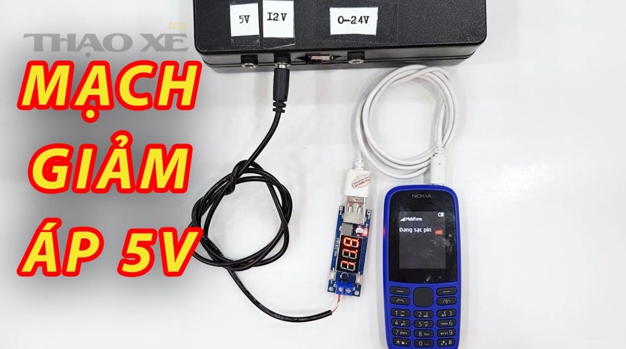 Đồng hồ vạn năng dùng để đo điện áp DC 5V và 12V