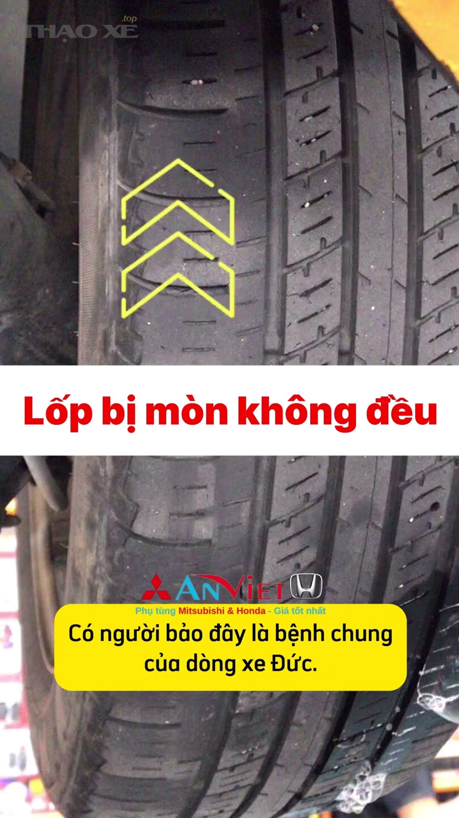 Mẹo theo dõi mòn lốp định kỳ để không tái phát
