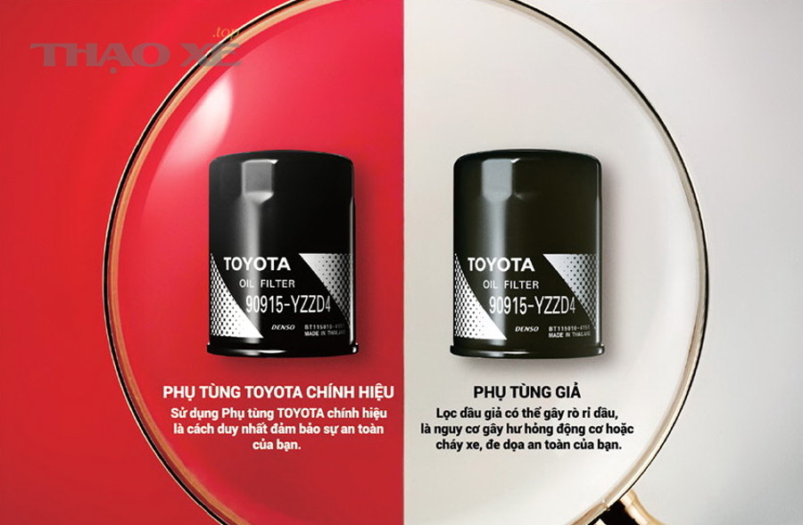 Phụ tùng thật giả có thể phân biệt chính xác trước khi lắp đặt không?