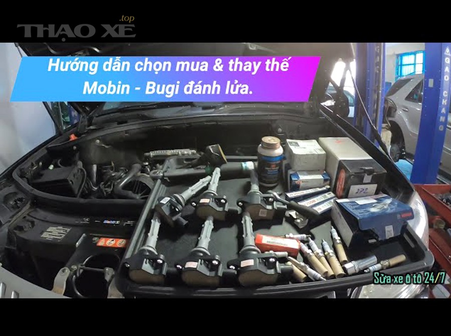 Bugi ô tô và điện cực đánh lửa