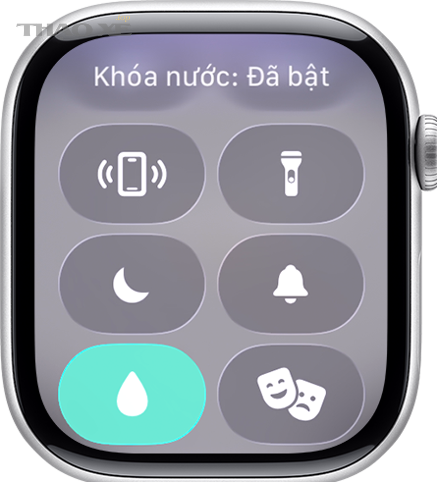 watchos 26 series 10 control center water lock on