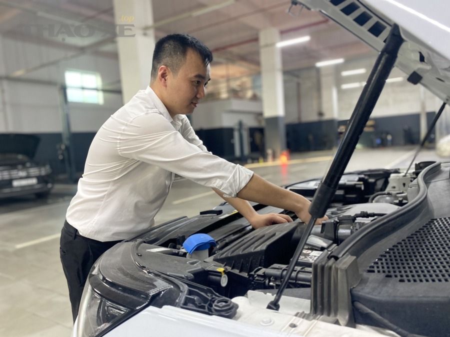 Checklist kiểm tra tại chỗ sau thay cản gồm những nhóm hạng mục nào?