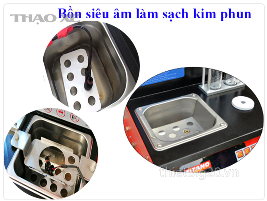 Bồn siêu âm làm sạch kim phun và mô phỏng kiểm tra kim phun