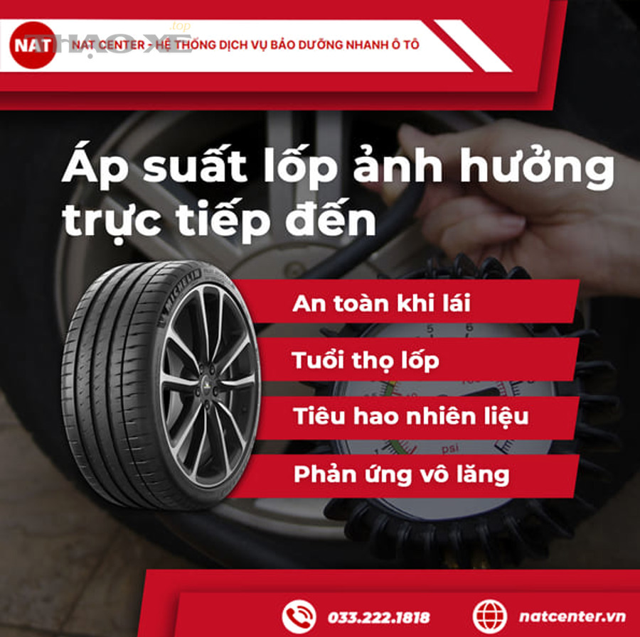 Làm thế nào để kiểm tra và đo áp suất lốp đúng cách?