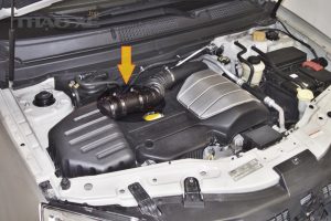 Bosch Mass Air Flow Sensor location in the engine bay Opel Antara 2.0 CDTI 1
