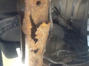 Honda Passport Frame Rust