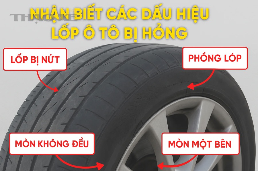 Làm sao phân biệt lốp mòn tự nhiên với lốp mòn bất thường để phòng tránh tái diễn?