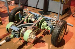 Wheels axles and suspension
