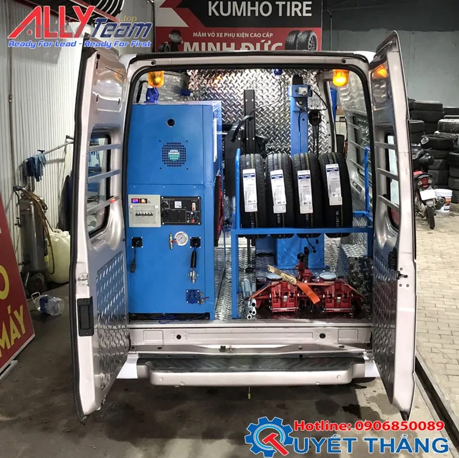 Bảng giá vá lốp lưu động thường gồm những khoản nào?