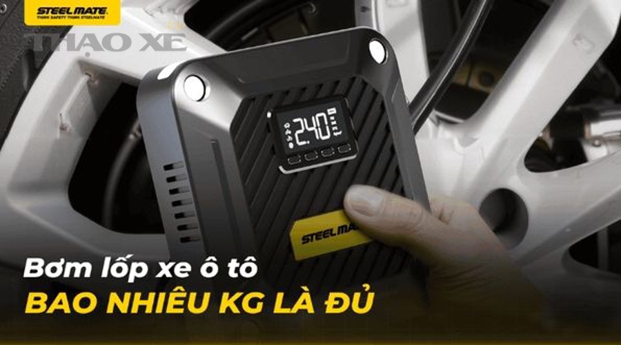 Hình minh họa mòn giữa mặt lốp do áp suất lốp quá cao