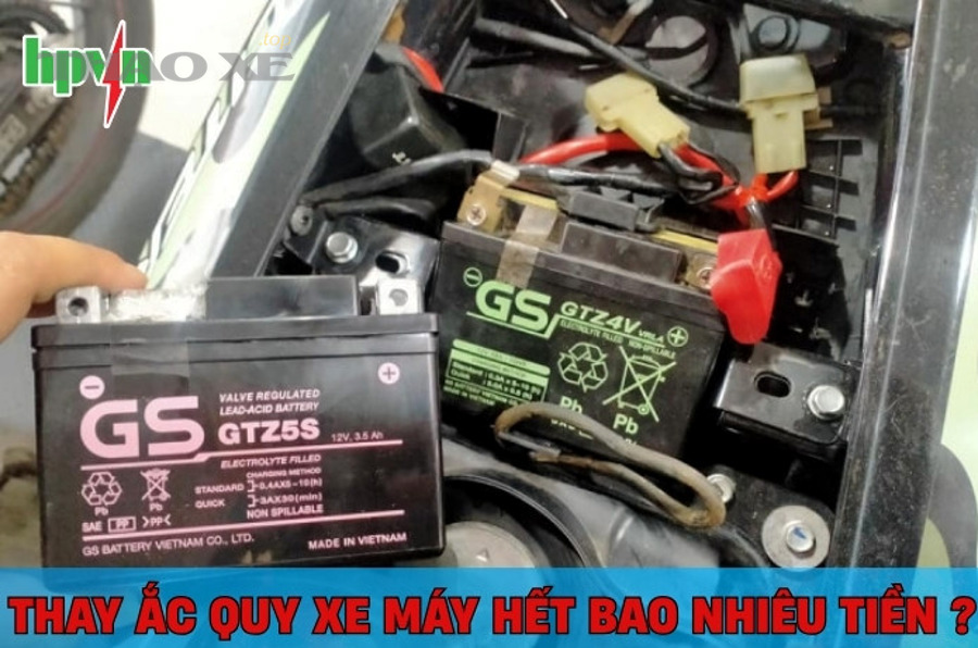 Chi phí thay ắc quy mới cho ô tô gồm giá bình, công thay và kiểm tra hệ thống điện