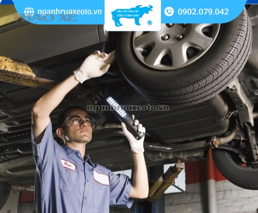 Gầm xe ô tô và các vị trí dễ hư hỏng khi vận hành trên đường xấu