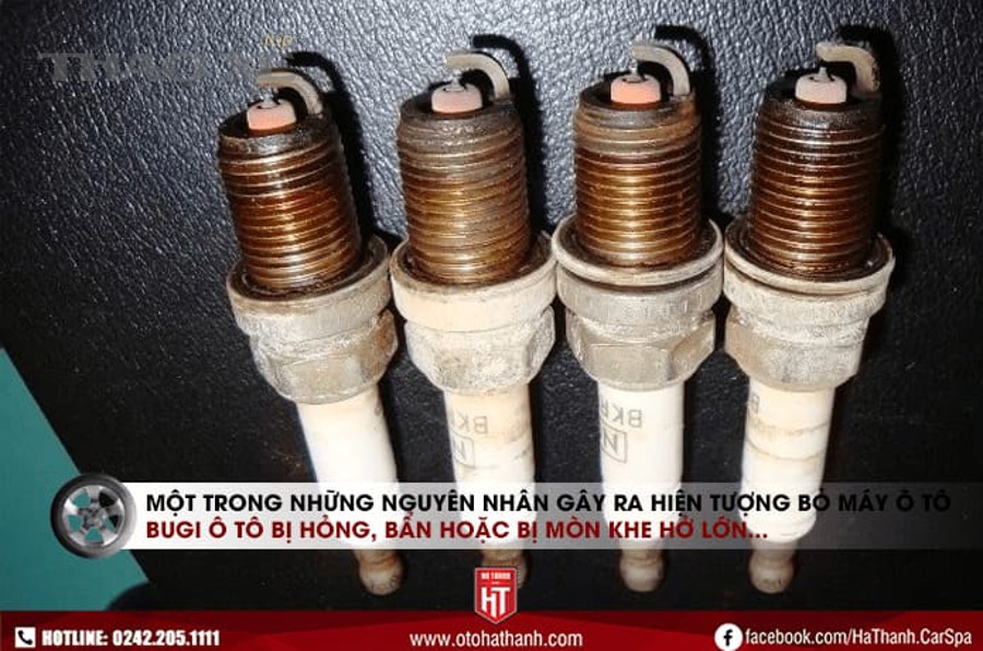 Biểu tượng động cơ và cảnh báo check engine liên quan hiện tượng bỏ máy (misfire)