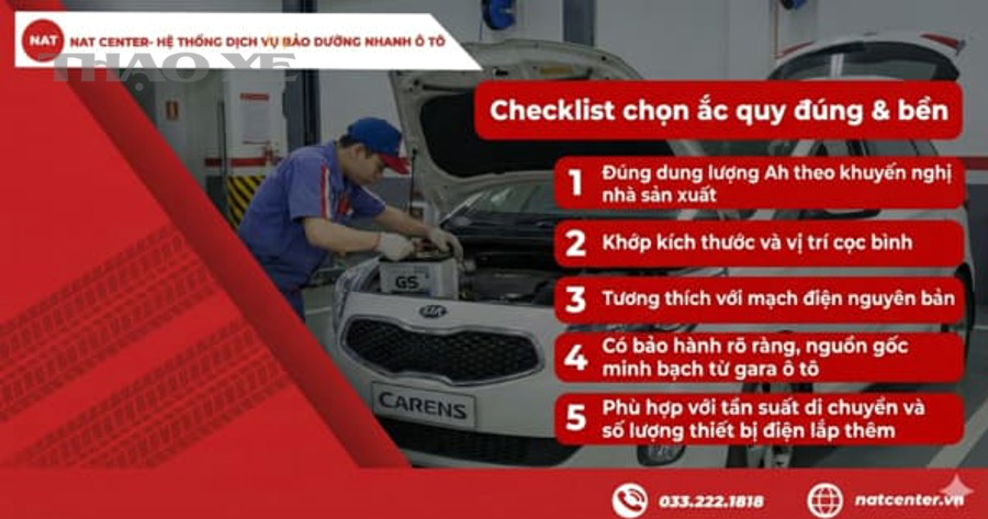 Những sai lầm nào khiến chủ xe mua sai ắc quy và tốn thêm chi phí?