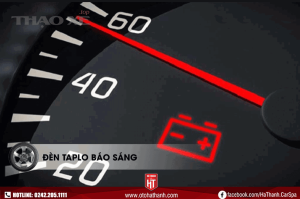 den sac bao sang du xe dang khoi dong dau hieu may phat dien o to bi hong 1