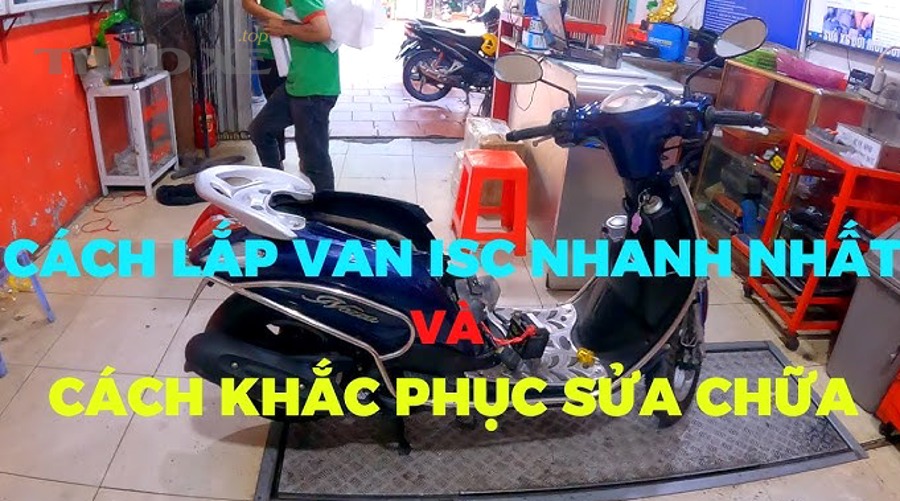 Vệ sinh và sửa chữa van garanti IAC trong gara