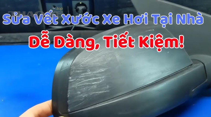 kiểm tra mức độ xước trên cản nhựa ô tô dưới ánh sáng