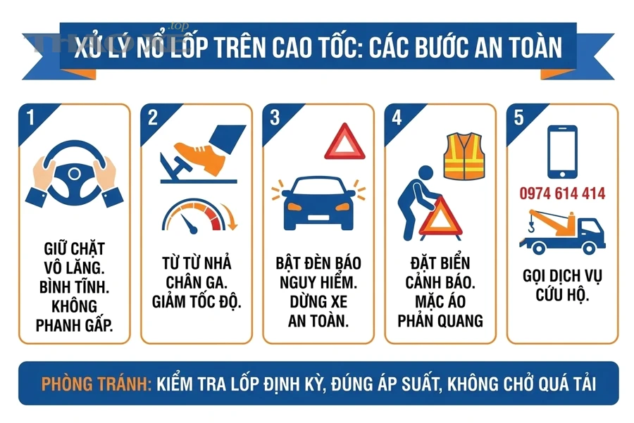 Mẹo xử lý tạm thời sự cố ô tô phổ biến trên đường như lốp và khởi động