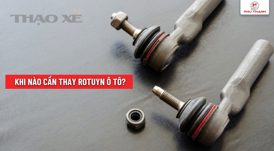 Rotuyn lái liên kết với steering knuckle (moay-ơ/knuckle)