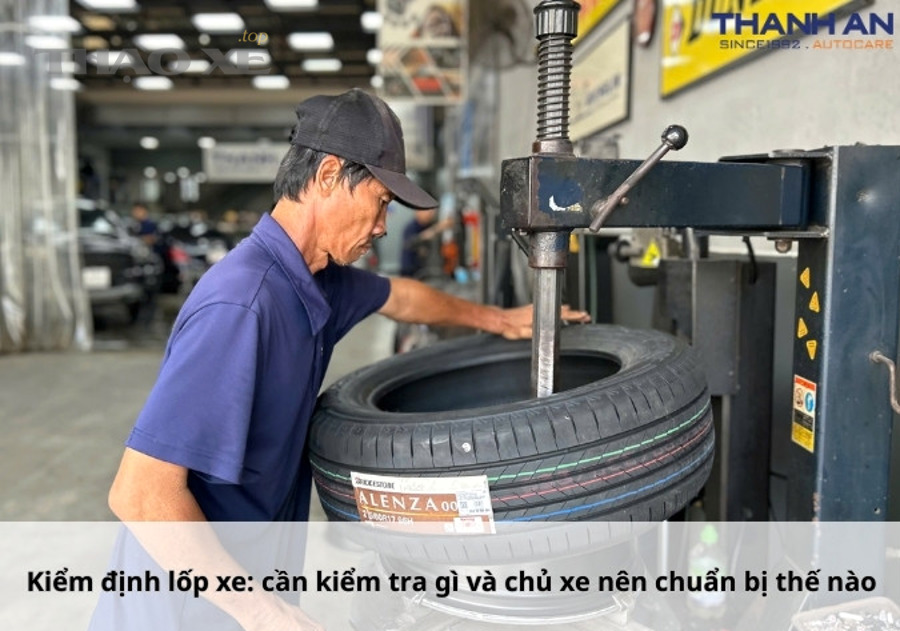 Minh họa miếng vá kết hợp chốt bịt lỗ từ mặt trong lốp